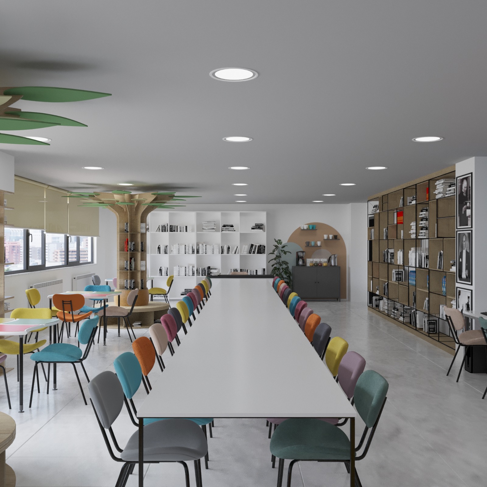 Bayramapaşa Anadolu Lisesi Kütüphane Çalışması